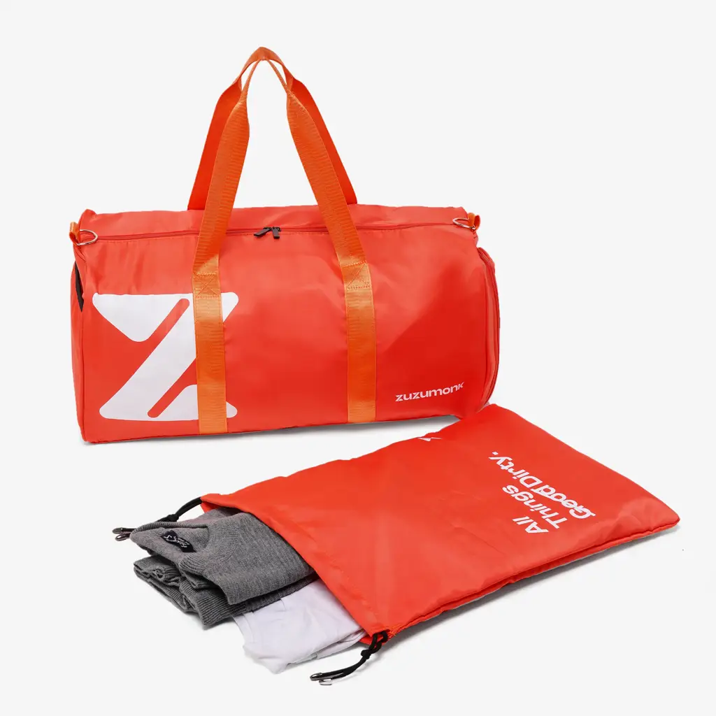 ZuzuMonk Gym Bag 33L Inferno Orange - View 10