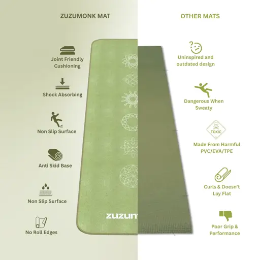Zuzumonk Yoga Mat Sage - Thumbnail 3