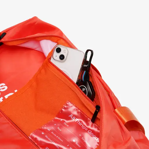 Zuzumonk Gym Bag 33L Inferno Orange - Thumbnail 12