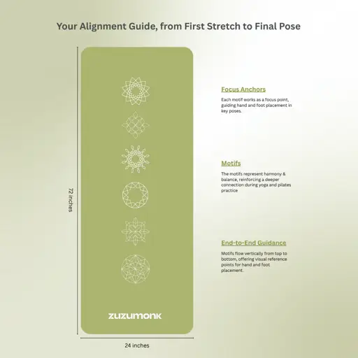 Zuzumonk Yoga Mat Sage - Thumbnail 4