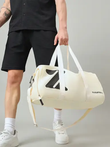 Zuzumonk Gym Bag 33L Stone Ivory - Thumbnail 9
