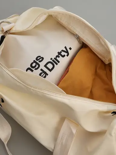 Zuzumonk Gym Bag 33L Stone Ivory - Thumbnail 13