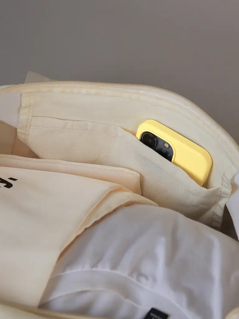 Zuzumonk Gym Bag 33L Stone Ivory - View 7