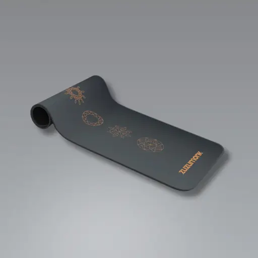 Zuzumonk Yoga Mat Ebony
