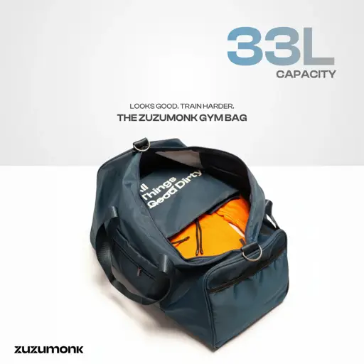 Zuzumonk Gym Bag 33L Midnight Blue - Thumbnail 3