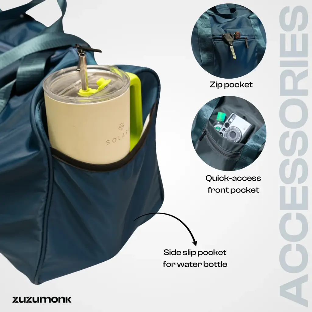 Zuzumonk Gym Bag 33L Midnight Blue - View 13