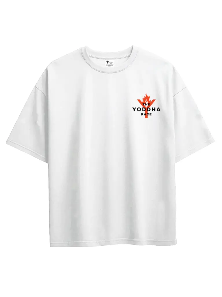 मैं Yoddha Tee White