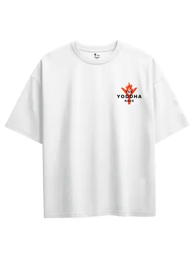 मैं Yoddha Tee White