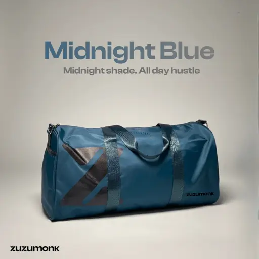 Zuzumonk Gym Bag 33L Midnight Blue - Thumbnail 2