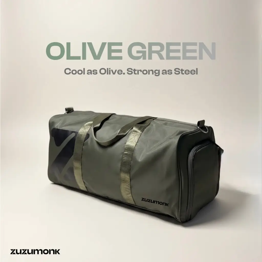 Zuzumonk Gym Bag 33L Olive Green - View 2